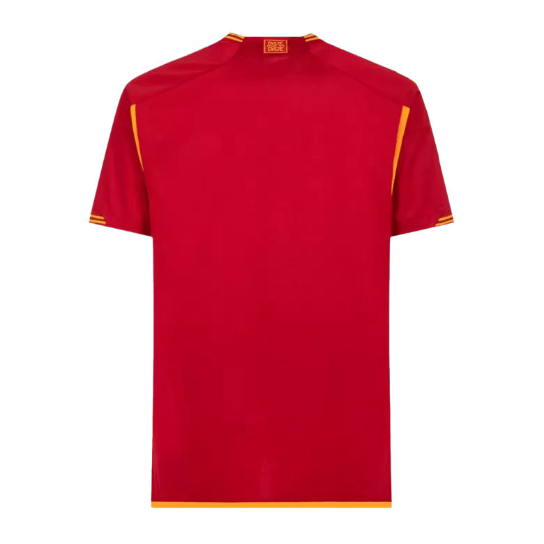 Authentic Roma Soccer Jersey Custom Home Shirt 2023/24 - bestsoccerstore