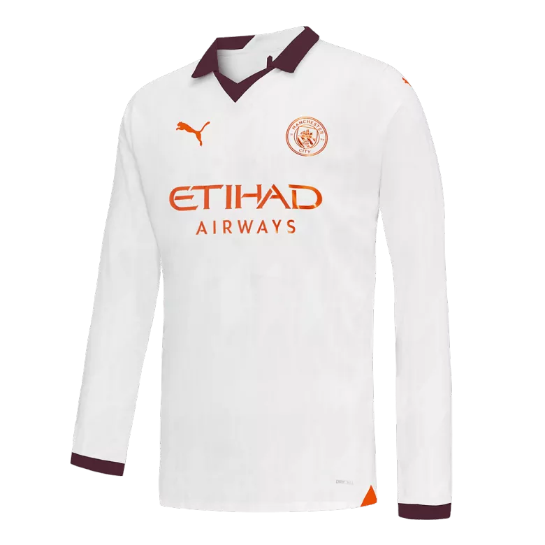 Manchester City Jersey Custom Away Soccer Jersey 2023/24 - bestsoccerstore