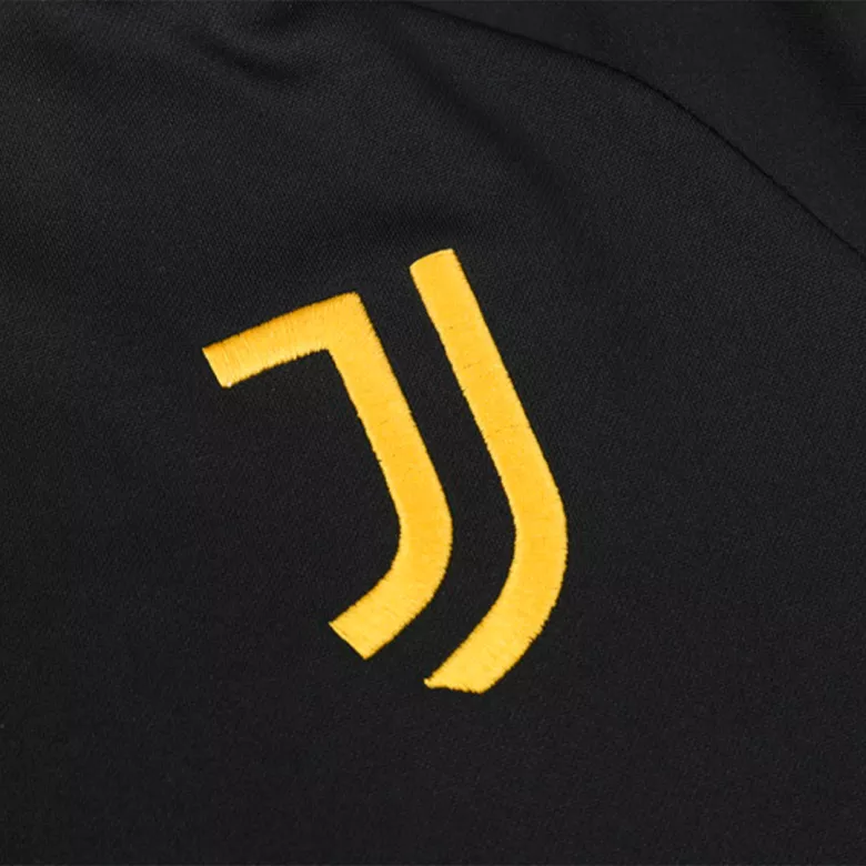 Kid's Juventus 2 Piece Set Soccer Tracksuit 2023/24 Black - bestsoccerstore