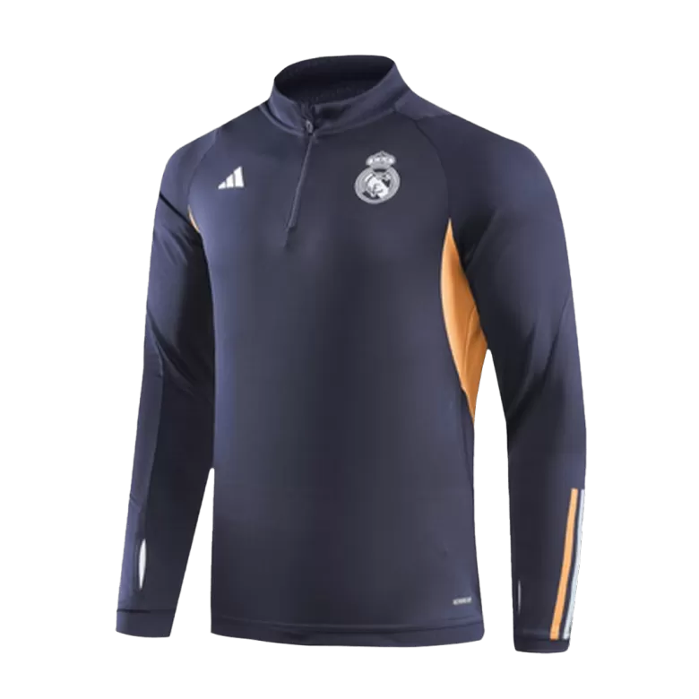 Kid's Real Madrid 2 Piece Set Soccer Tracksuit 2023/24 Navy - bestsoccerstore