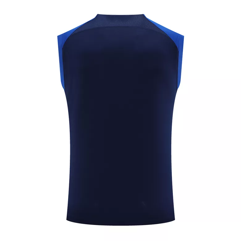 Al Nassr Pre-Match Training Vest 2023/24 Blue&Black - bestsoccerstore