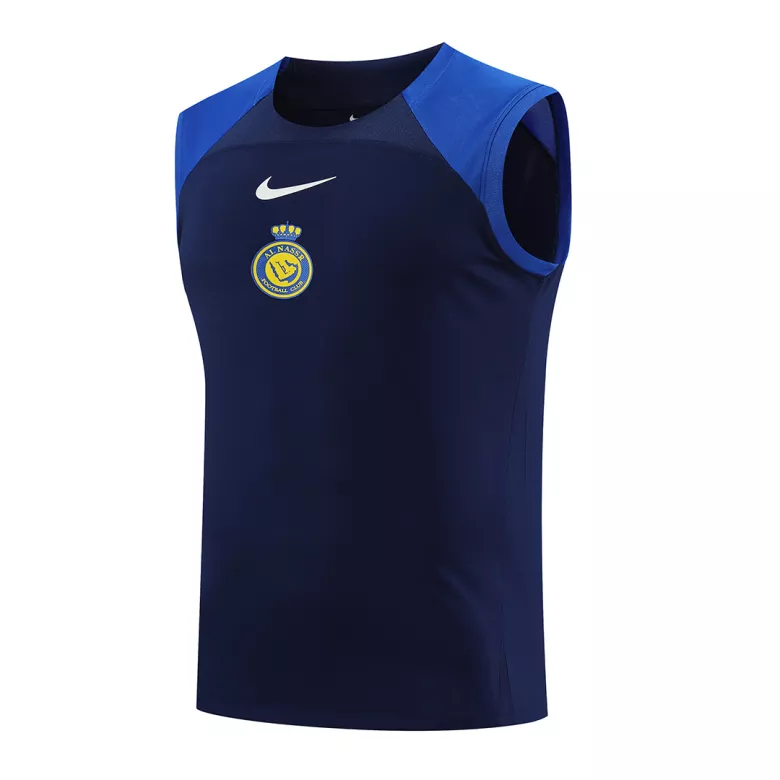 Al Nassr Pre-Match Training Vest 2023/24 Blue&Black - bestsoccerstore