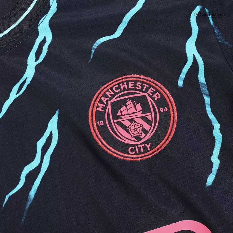 Manchester City Jersey Custom Third Away Soccer Jersey 2023/24 - bestsoccerstore