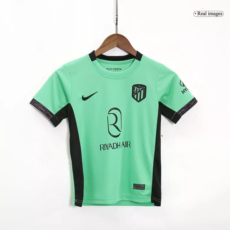 Kid's Atletico Madrid Soccer Jersey Kit Custom Third Away Soccer 2023/24 - bestsoccerstore