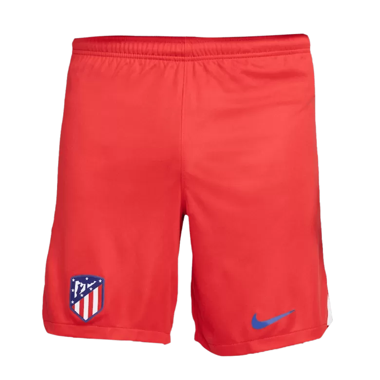 Atletico Madrid Shorts Custom Home Soccer Shorts 2023/24 - bestsoccerstore