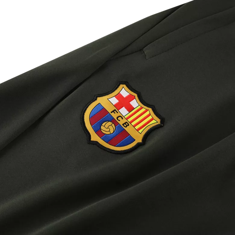 Men's Barcelona 2 Piece Set Soccer Tracksuit 2023/24 Dark Green - bestsoccerstore