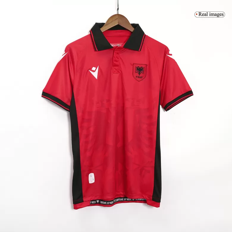 Albania Soccer Jersey Home Custom Shirt 2023/24 - bestsoccerstore