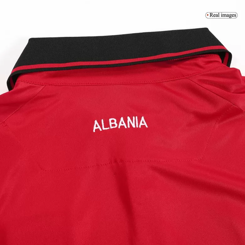 Albania Soccer Jersey Home Custom Shirt 2023/24 - bestsoccerstore