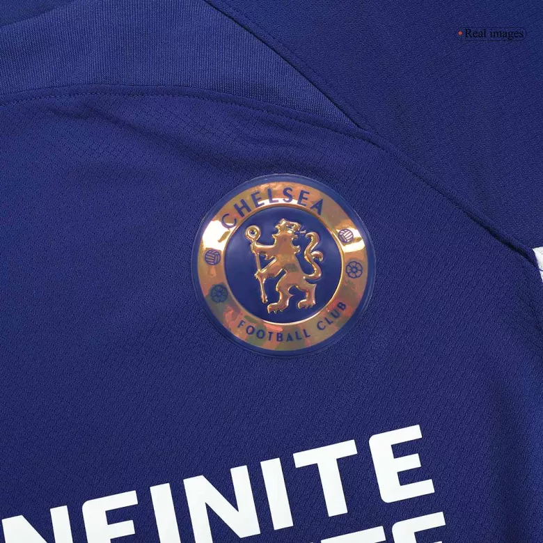 Chelsea Long Sleeve Jersey Custom Home Soccer Jersey 2023/24 - bestsoccerstore