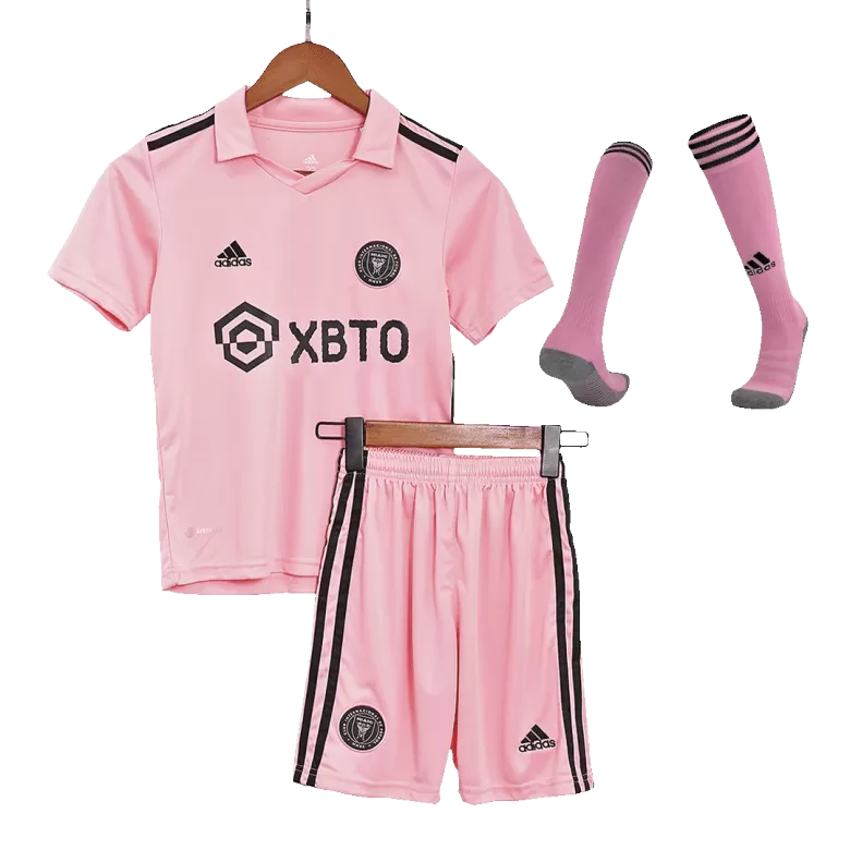 Kid's Inter Miami CF Whole Kits Custom Home Soccer Kit 2022 - bestsoccerstore