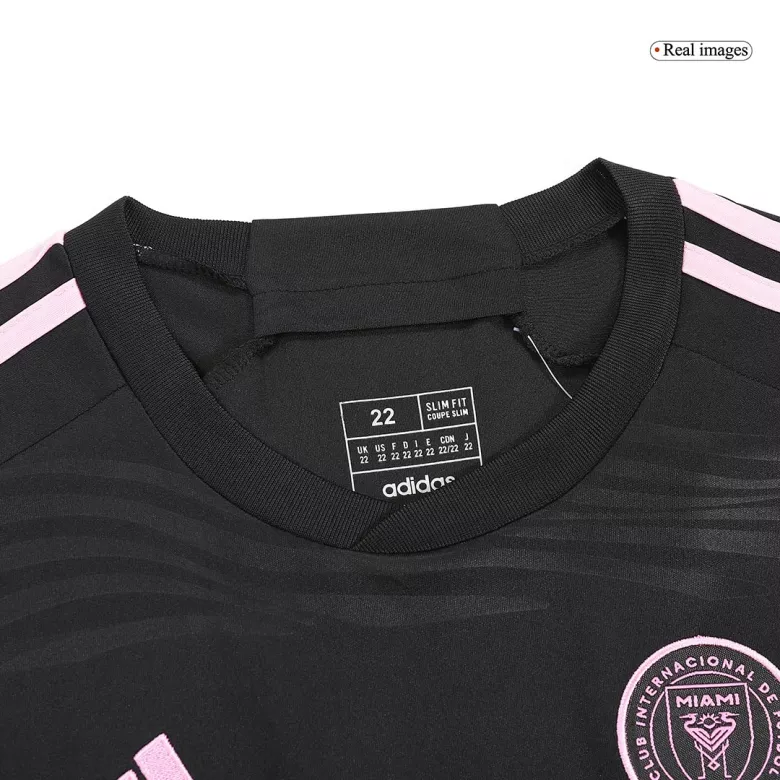 Kid's Inter Miami CF Custom Away Soccer Kits Long Sleeve 2023/24 - bestsoccerstore
