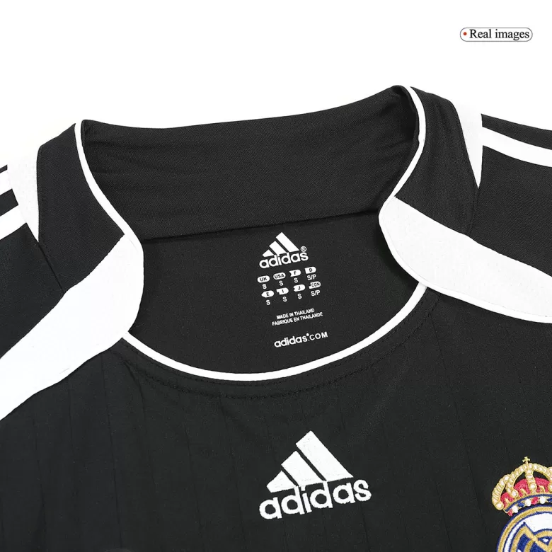 Real Madrid Retro Jersey Away Long Sleeve Soccer Shirt 2006/07 - bestsoccerstore