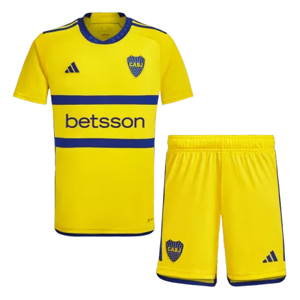 Kid's Boca Juniors Away Soccer Kits 2023/24 - bestsoccerstore