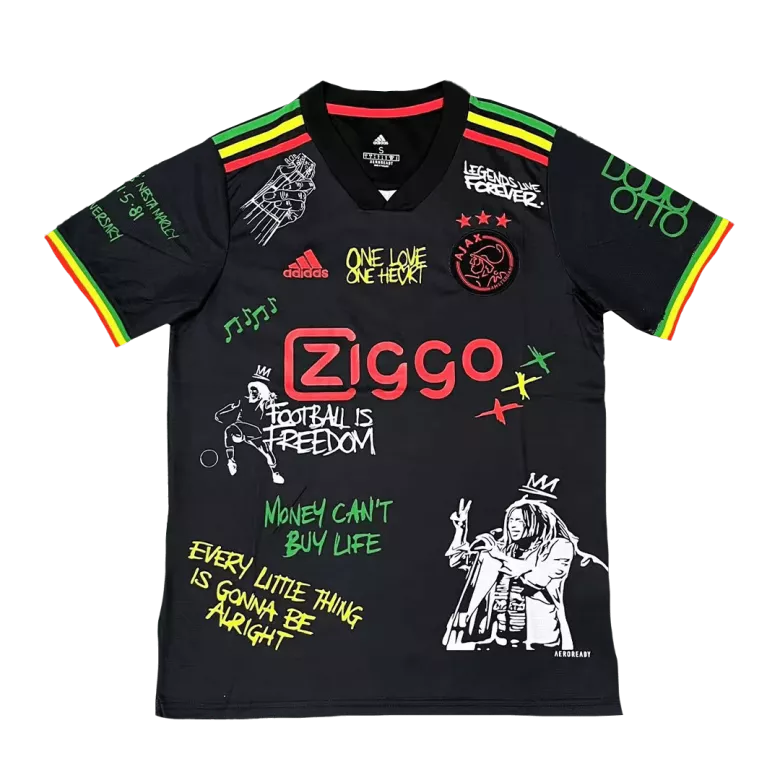 Ajax x Bob Marley Soccer Jersey Shirt 2023/24 - bestsoccerstore