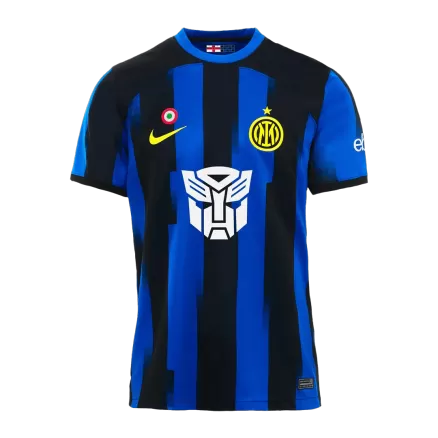 Authentic Inter Milan Soccer Jersey Custom Home Shirt 2023/24 - bestsoccerstore