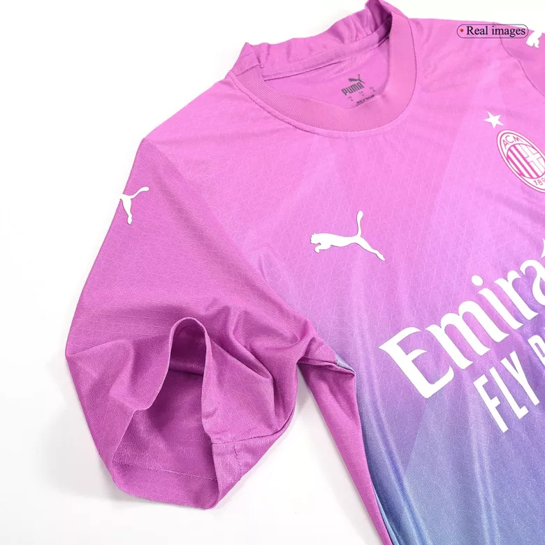 Authentic AC Milan Soccer Jersey Custom Third Away Shirt 2023/24 - bestsoccerstore