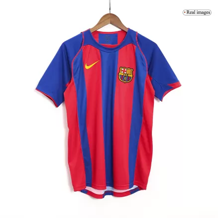 Barcelona Retro Jersey Home Soccer Shirt 2004/05 - bestsoccerstore