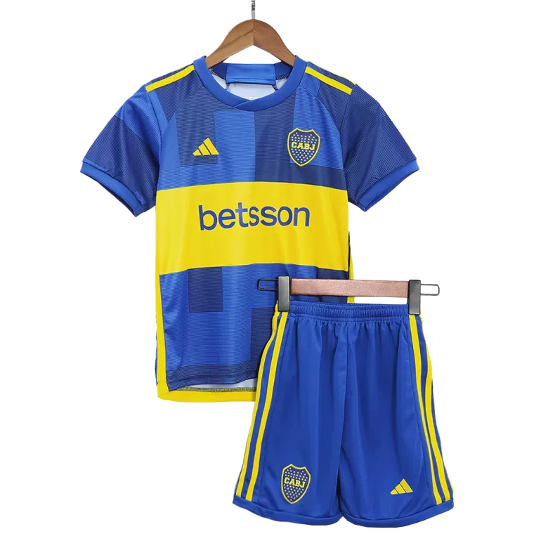 Kid's Boca Juniors Custom Home Soccer Kits 2023/24 - bestsoccerstore