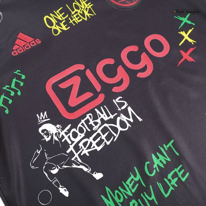 Ajax x Bob Marley Soccer Jersey Shirt 2023/24 - bestsoccerstore