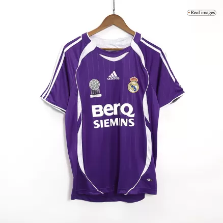 Real Madrid Jersey Custom Third Away Soccer Retro Jersey 2006/07 - bestsoccerstore