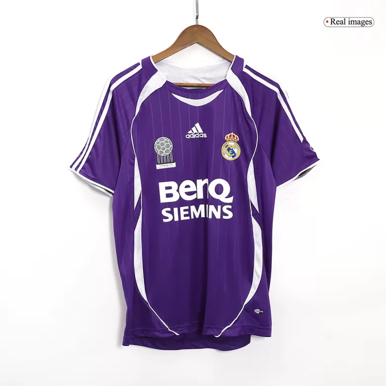 Real Madrid Jersey Custom Third Away Soccer Retro Jersey 2006/07 - bestsoccerstore