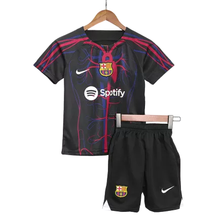 Kid's Barcelona x Patta Soccer Jersey Kit Soccer 2023/24 - bestsoccerstore