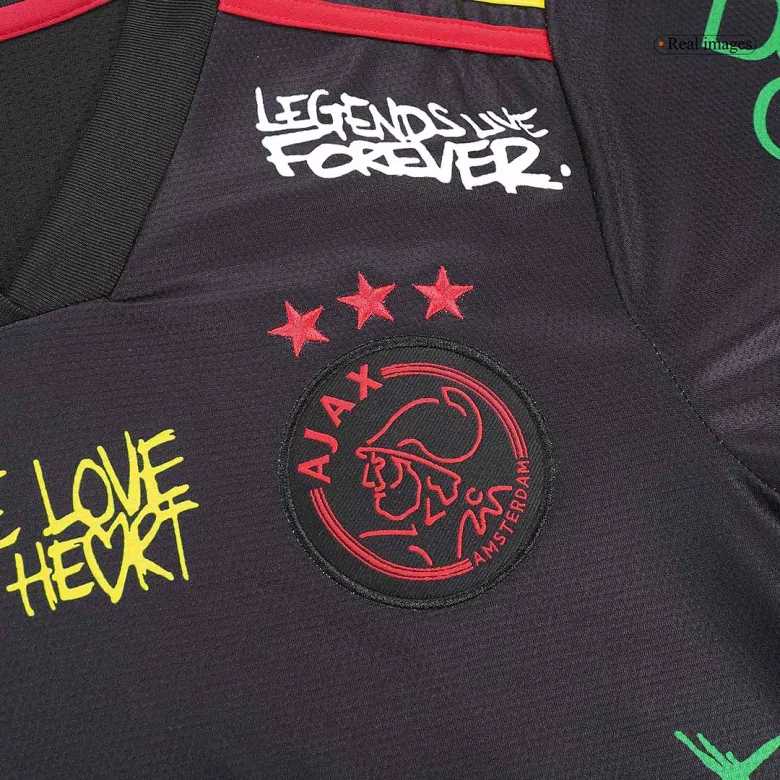 Ajax x Bob Marley Soccer Jersey Shirt 2023/24 - bestsoccerstore