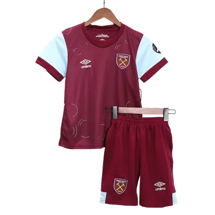Kid's West Ham United Soccer Jersey Kit Home Soccer 2023/24 - bestsoccerstore