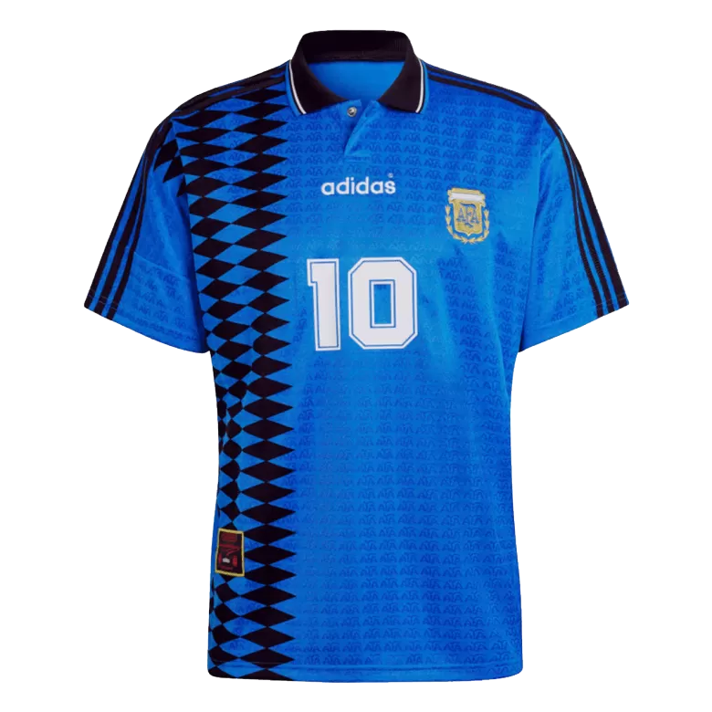 Argentina Jersey #10 Away Retro Soccer Jersey 1994 - bestsoccerstore