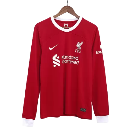 Liverpool Jersey Custom Home Soccer Jersey 2023/24 - bestsoccerstore