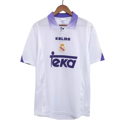 Real Madrid Retro Jersey Home Soccer Shirt 1997/98 - bestsoccerstore