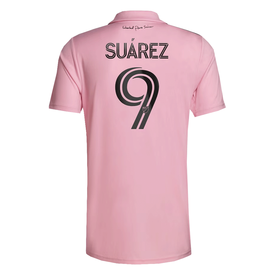 Inter Miami CF Jersey Custom SUÁREZ #9 Soccer Jersey Home 2022