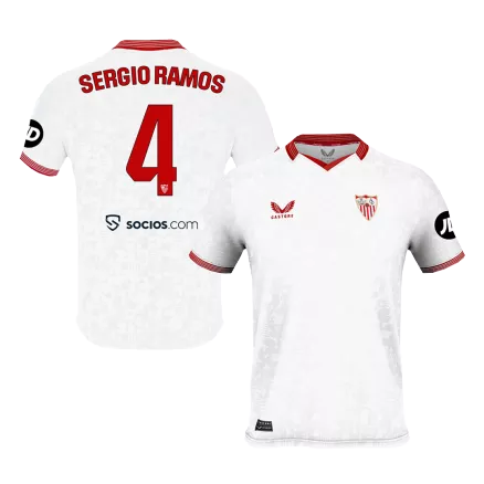 Sevilla Jersey SERGIO RAMOS #4 Soccer Jersey Home 2023/24 - bestsoccerstore