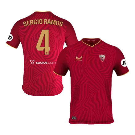 Sevilla Jersey SERGIO RAMOS #4 Soccer Jersey Away 2023/24 - bestsoccerstore