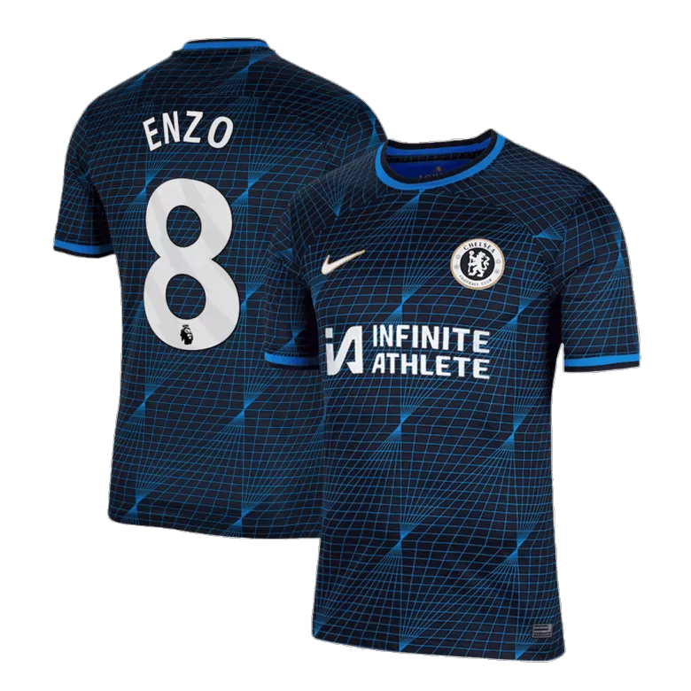 Chelsea Jersey Custom ENZO #8 Soccer Jersey Away 2023/24 - bestsoccerstore