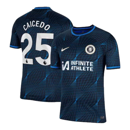 Chelsea Jersey Custom CAICEDO #25 Soccer Jersey Away 2023/24 - bestsoccerstore