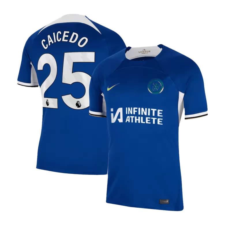 Chelsea Jersey Custom CAICEDO #25 Soccer Jersey Home 2023/24 - bestsoccerstore