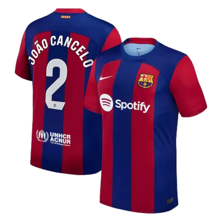 Barcelona Jersey JOÃO CANCELO #2 Soccer Jersey Home 2023/24 - bestsoccerstore
