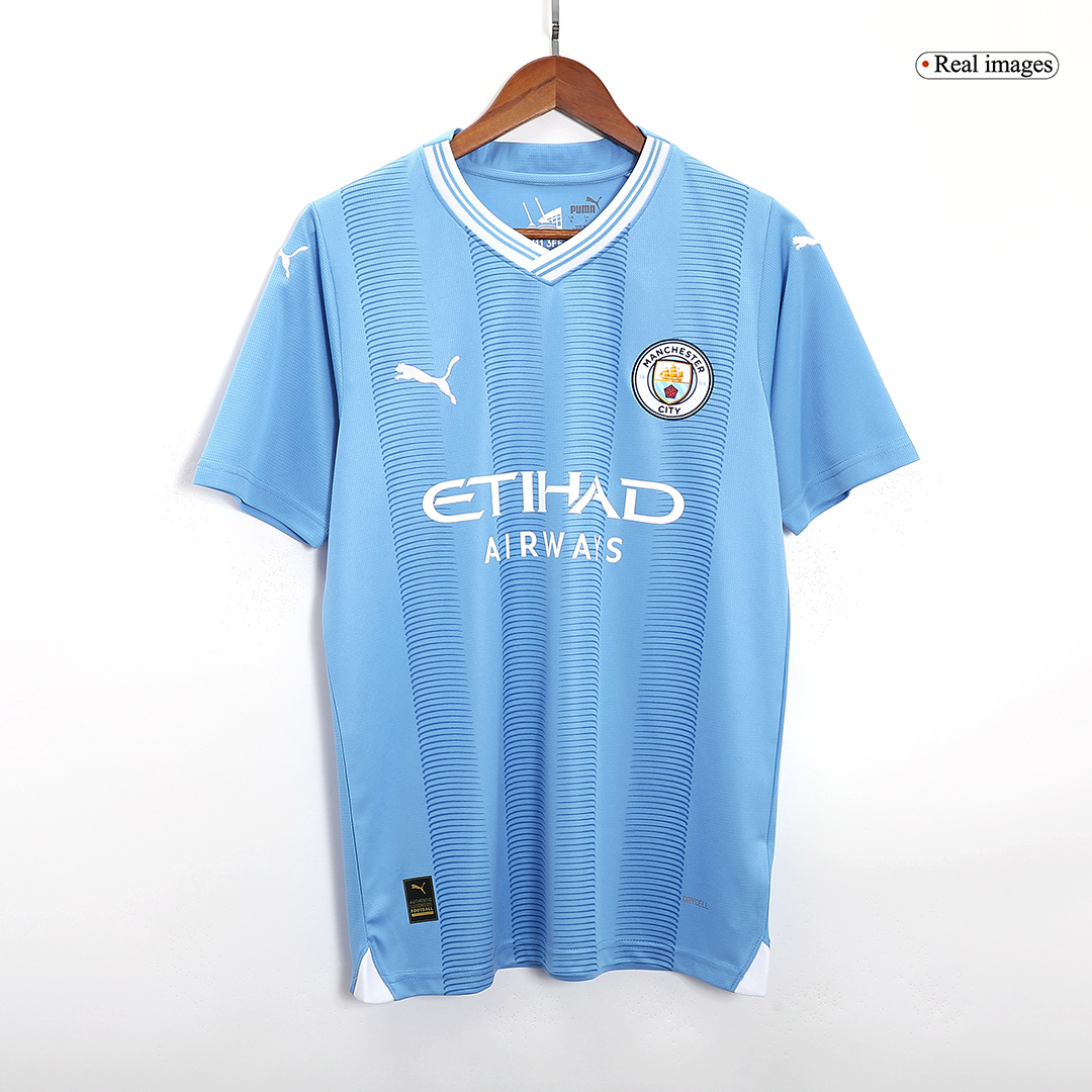 Manchester City Jersey Soccer Jersey Home 2023/24 - Plus Size - bestsoccerstore