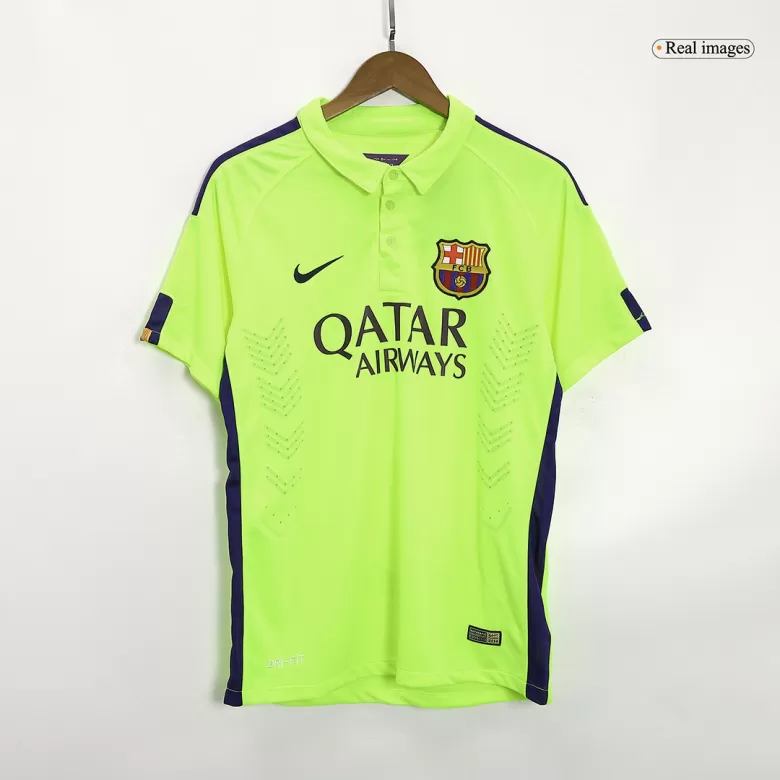 NEYMAR JR #11 Barcelona Retro Jersey Third Away Soccer Shirt 2014/15 - bestsoccerstore