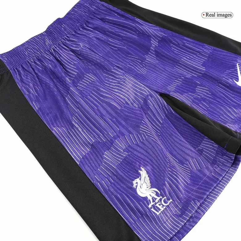 Liverpool Shorts Custom Third Away Soccer Shorts 2023/24 - bestsoccerstore