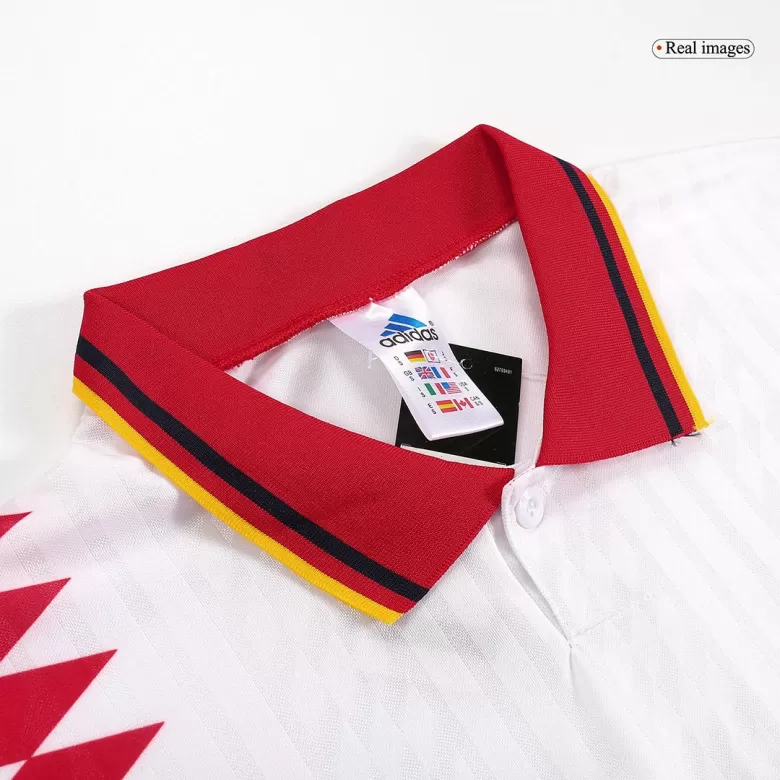 Spain Retro Jersey Away Soccer Shirt 1994 - bestsoccerstore