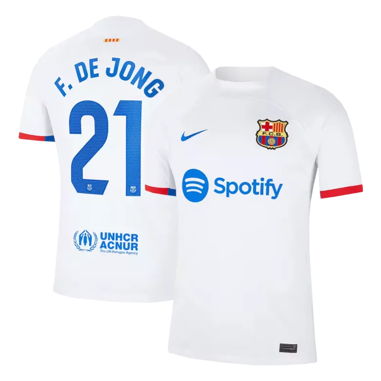 Barcelona Jersey F. DE JONG #21 Soccer Jersey Away 2023/24 - bestsoccerstore