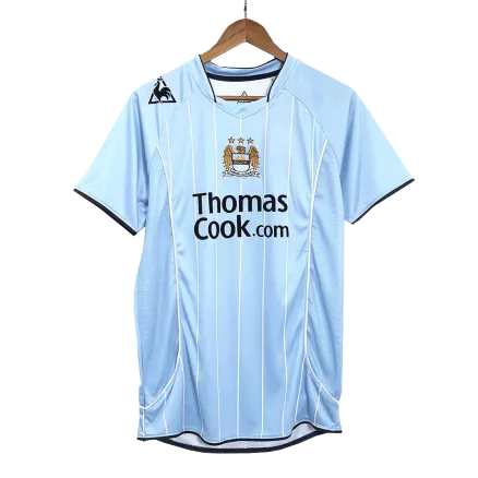Manchester City Retro Jersey Home Soccer Shirt 2007/08 - bestsoccerstore