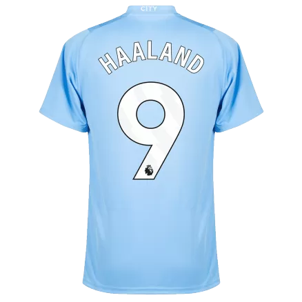 Authentic Manchester City Soccer Jersey HAALAND #9 Home Shirt 2023/24 - bestsoccerstore