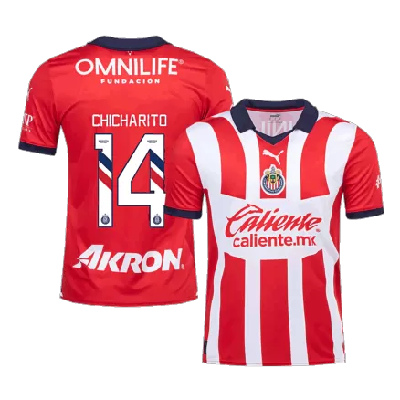 Chivas Jersey CHICHARITO #14 Soccer Jersey Home 2023/24 - bestsoccerstore