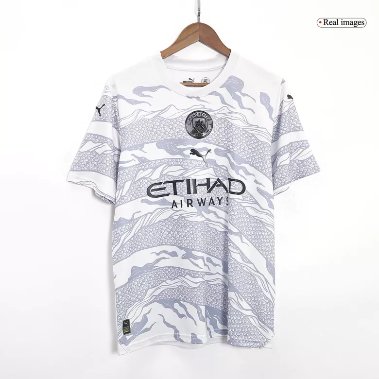 Manchester City Soccer Jersey Custom Shirt 2023/24 Year Of The Dragon - bestsoccerstore
