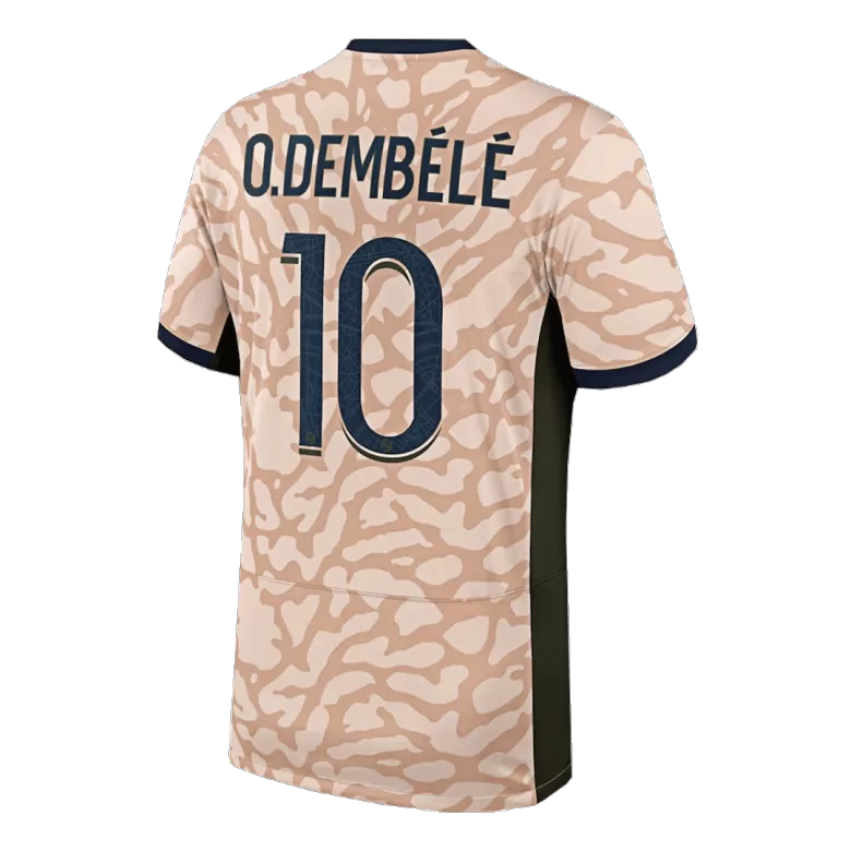 PSG Jersey O.DEMBÉLÉ #10 Soccer Jersey Fourth Away 2023/24 - bestsoccerstore