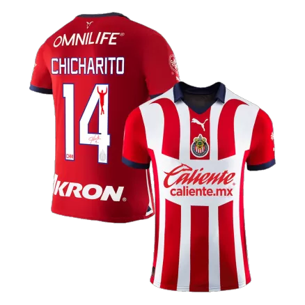 Chivas Jersey Sign CHICHARITO #14 Soccer Jersey Home 2023/24 - bestsoccerstore