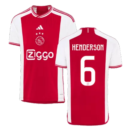 Ajax Jersey HENDERSON #6 Soccer Jersey Home 2023/24 - bestsoccerstore